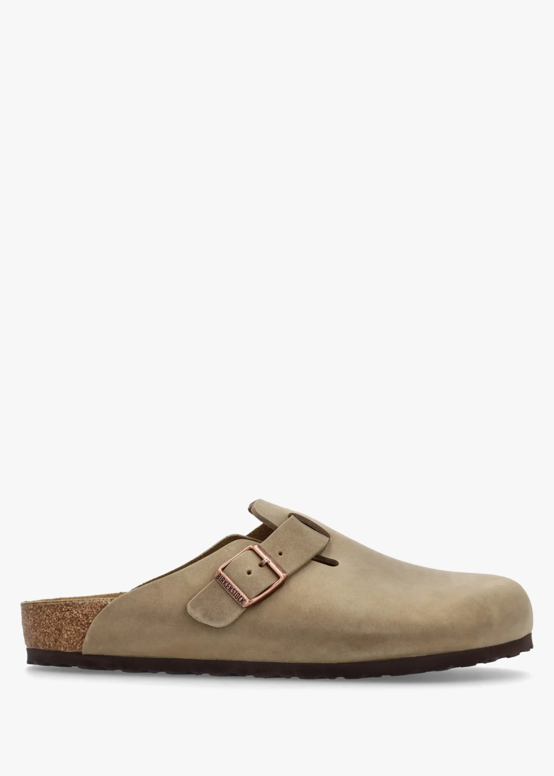 Men's Boston Tabacco Brown Waxy Leather Clogs