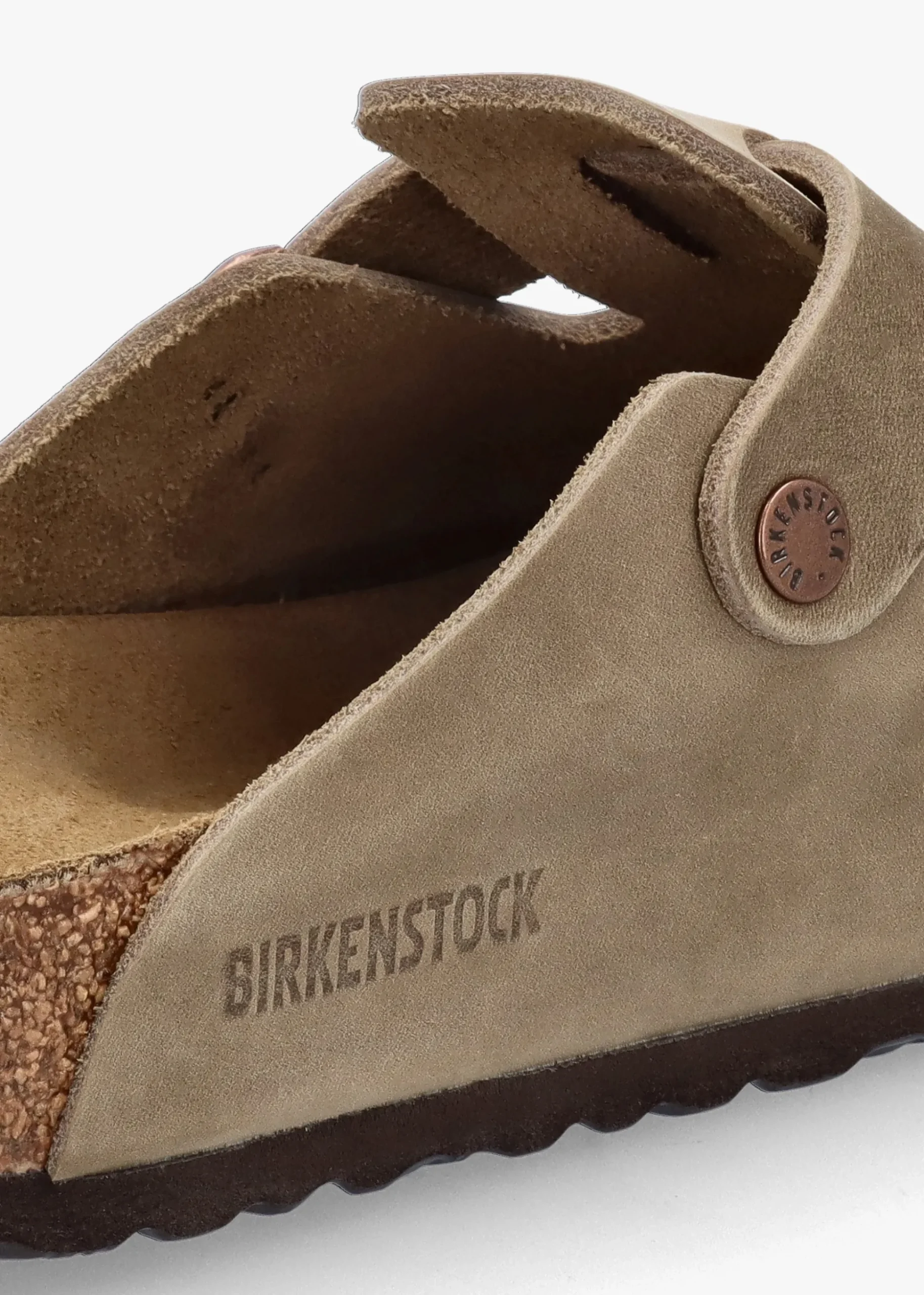 Men's Boston Tabacco Brown Waxy Leather Clogs