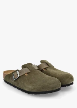 Men's Boston Thyme Suede Leather Clogs
