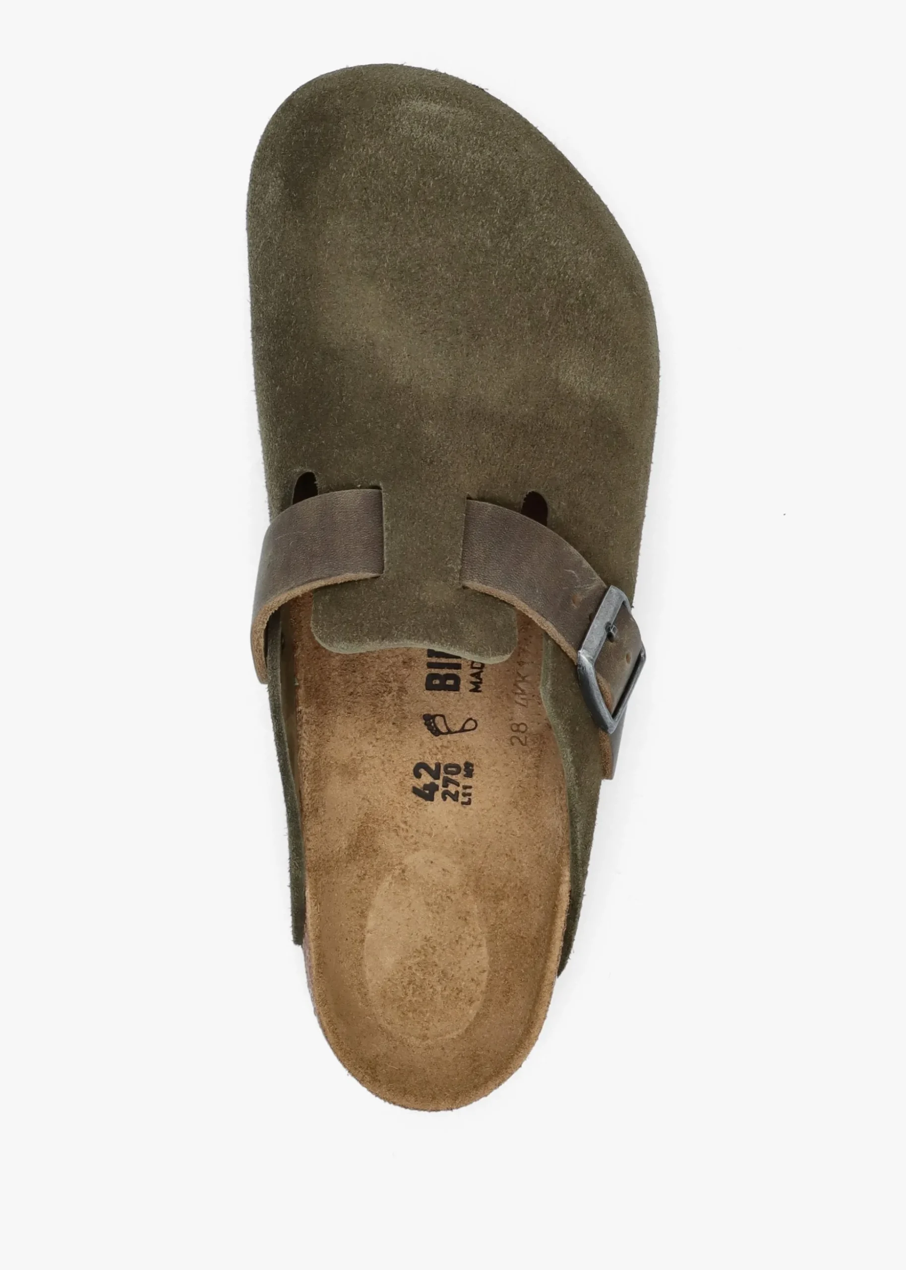Men's Boston Thyme Suede Leather Clogs