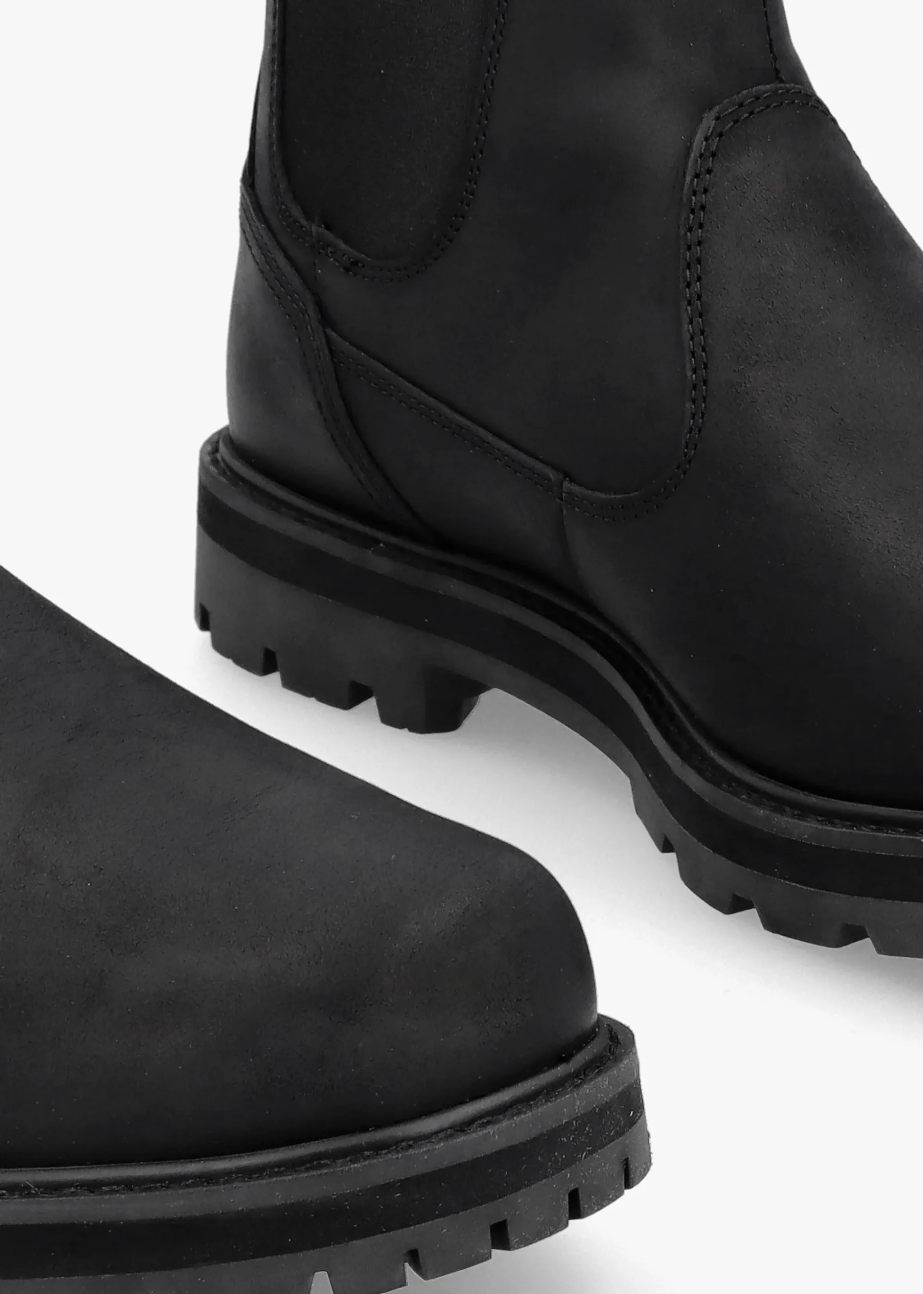 Men’s Britton Road Black Leather Chelsea Boots