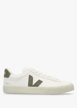 Men's Campo Chromefree Leather Extra White Khaki Trainers