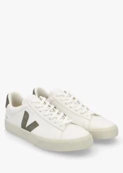 Men's Campo Chromefree Leather Extra White Khaki Trainers