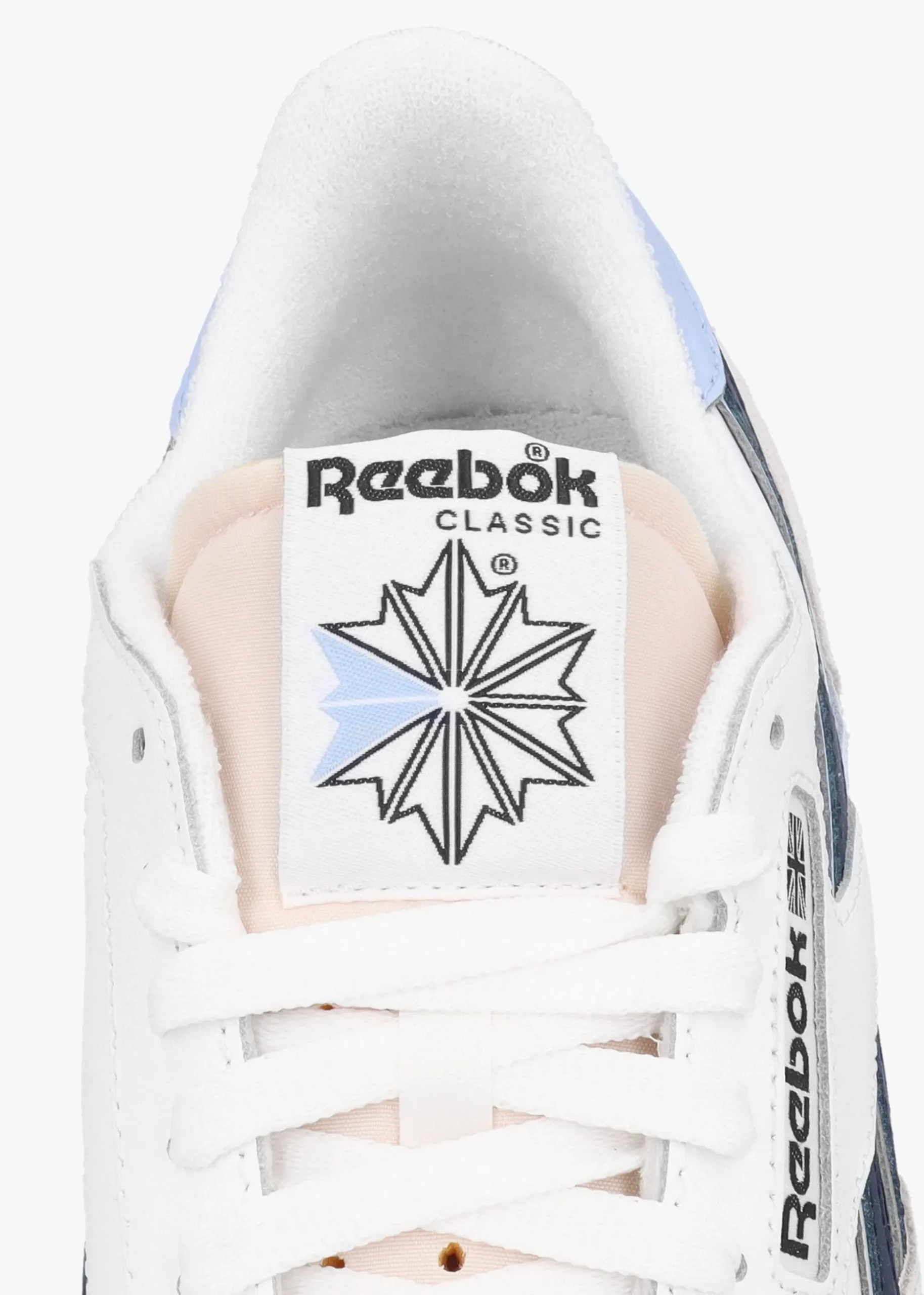 Men's Classic Cloud White Pure Grey Pale Blue Leather & Suede Trainers
