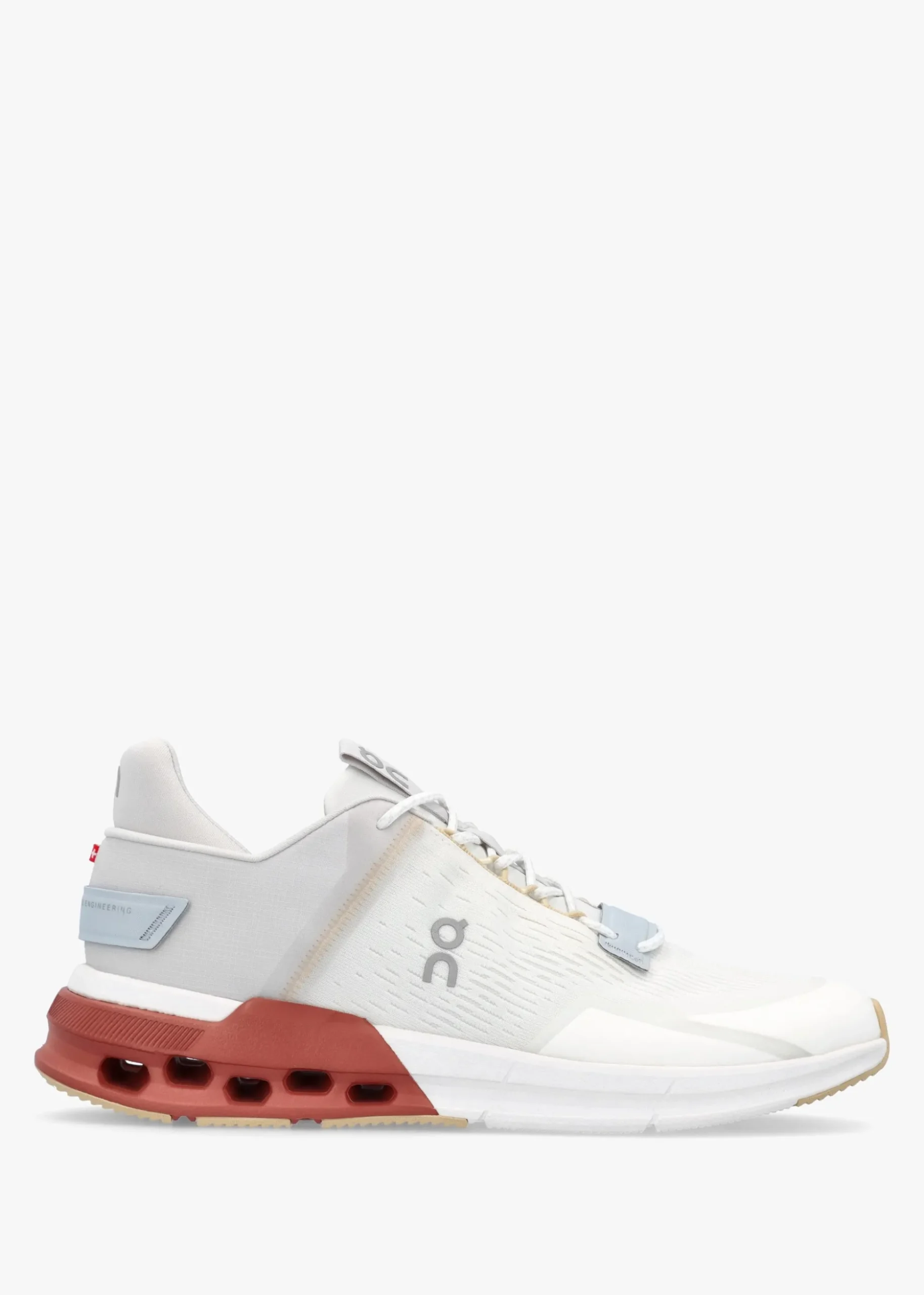 Men’s Cloudnova Flux Undyed White Auburn Trainers