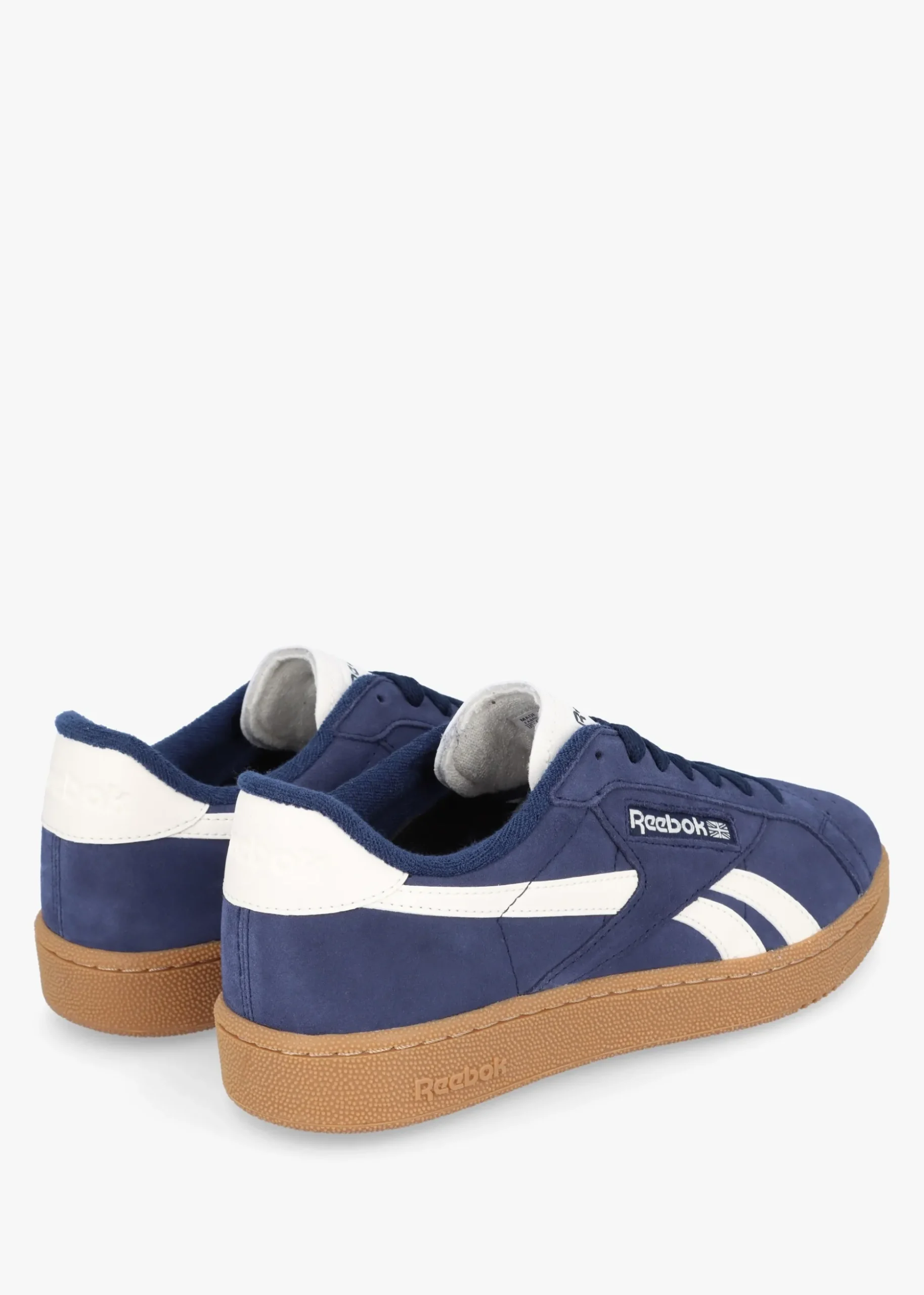 Men's Club C Grounds Vector Navy Chalk Gum Suede Tennis Trainers