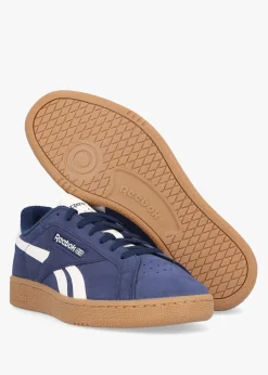 Men's Club C Grounds Vector Navy Chalk Gum Suede Tennis Trainers