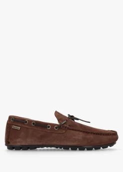 Men’s Courage Chocolate Suede Driving Shoes