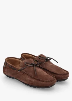 Men’s Courage Chocolate Suede Driving Shoes