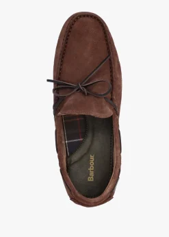 Men’s Courage Chocolate Suede Driving Shoes