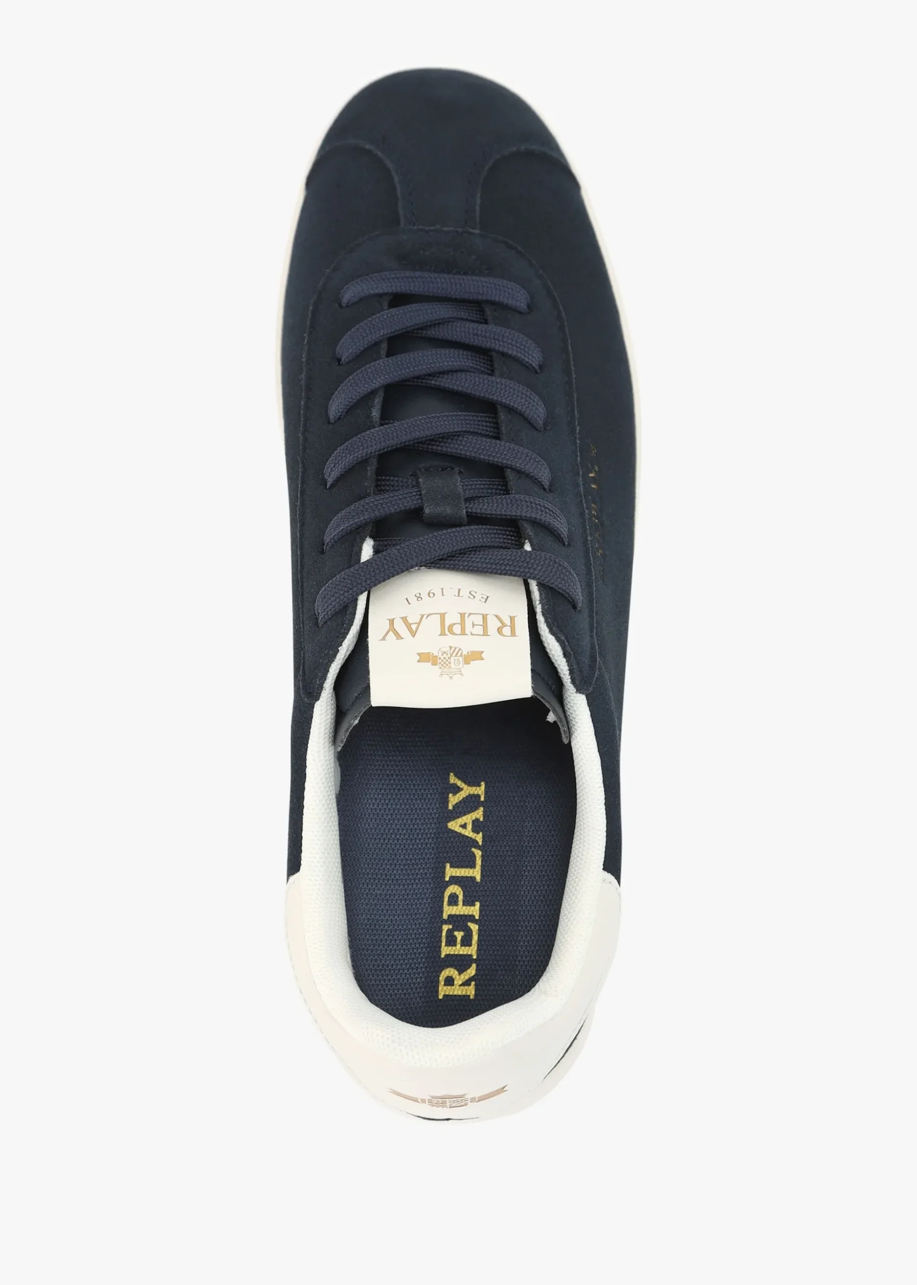Men's Epic M Navy Suede Trainers