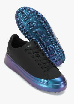 Men’s GRFTR Lite Black Iridescent Dip Trainers
