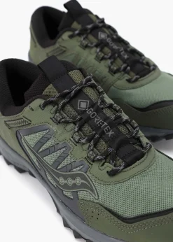 Men's Grid Peak GTX Forest Black Trainers