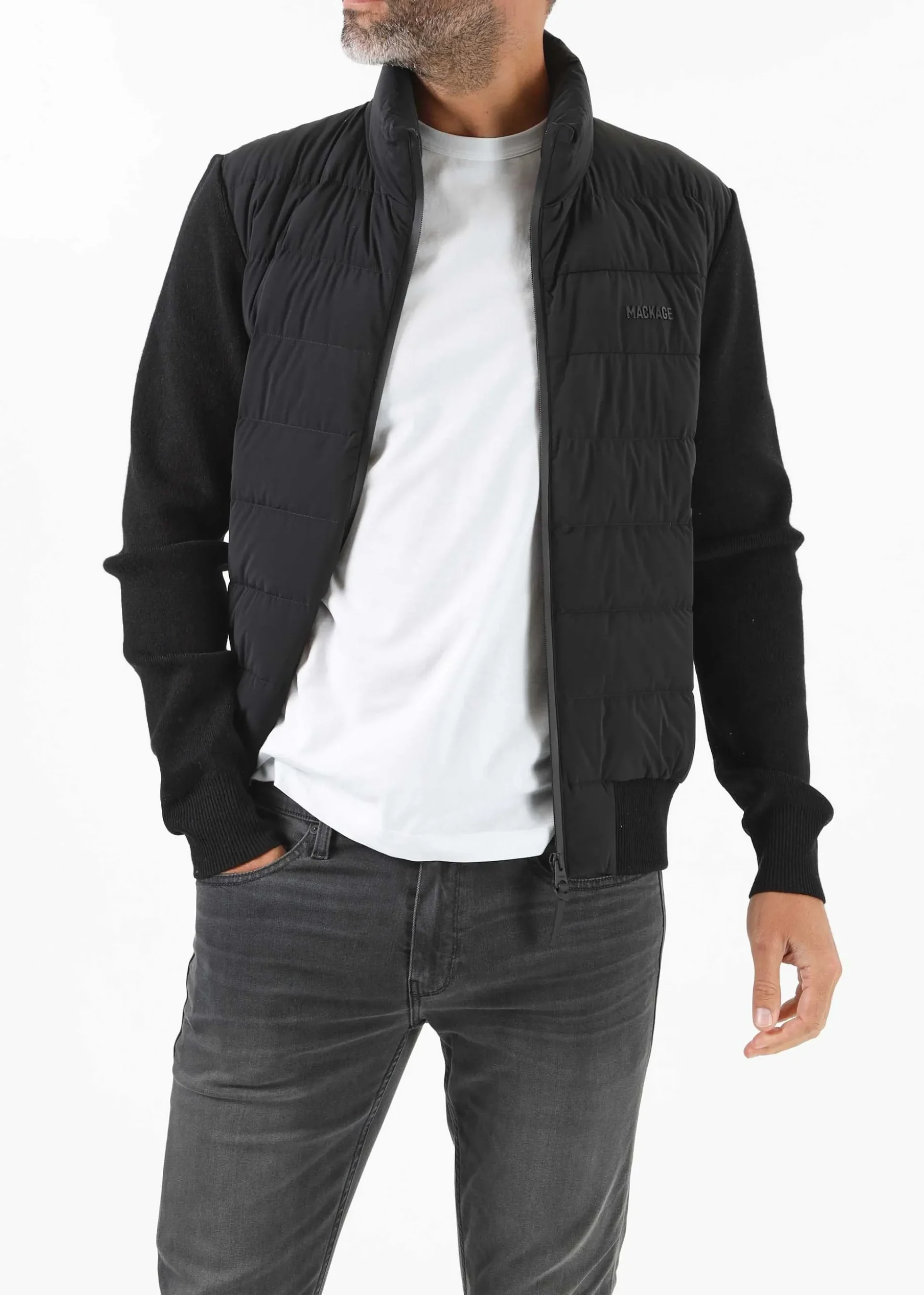 Men’s Haney City Hybrid Black Light Down Jacket