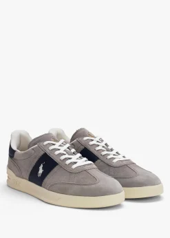 Men’s Heritage Aera Grey & Navy Suede Trainers