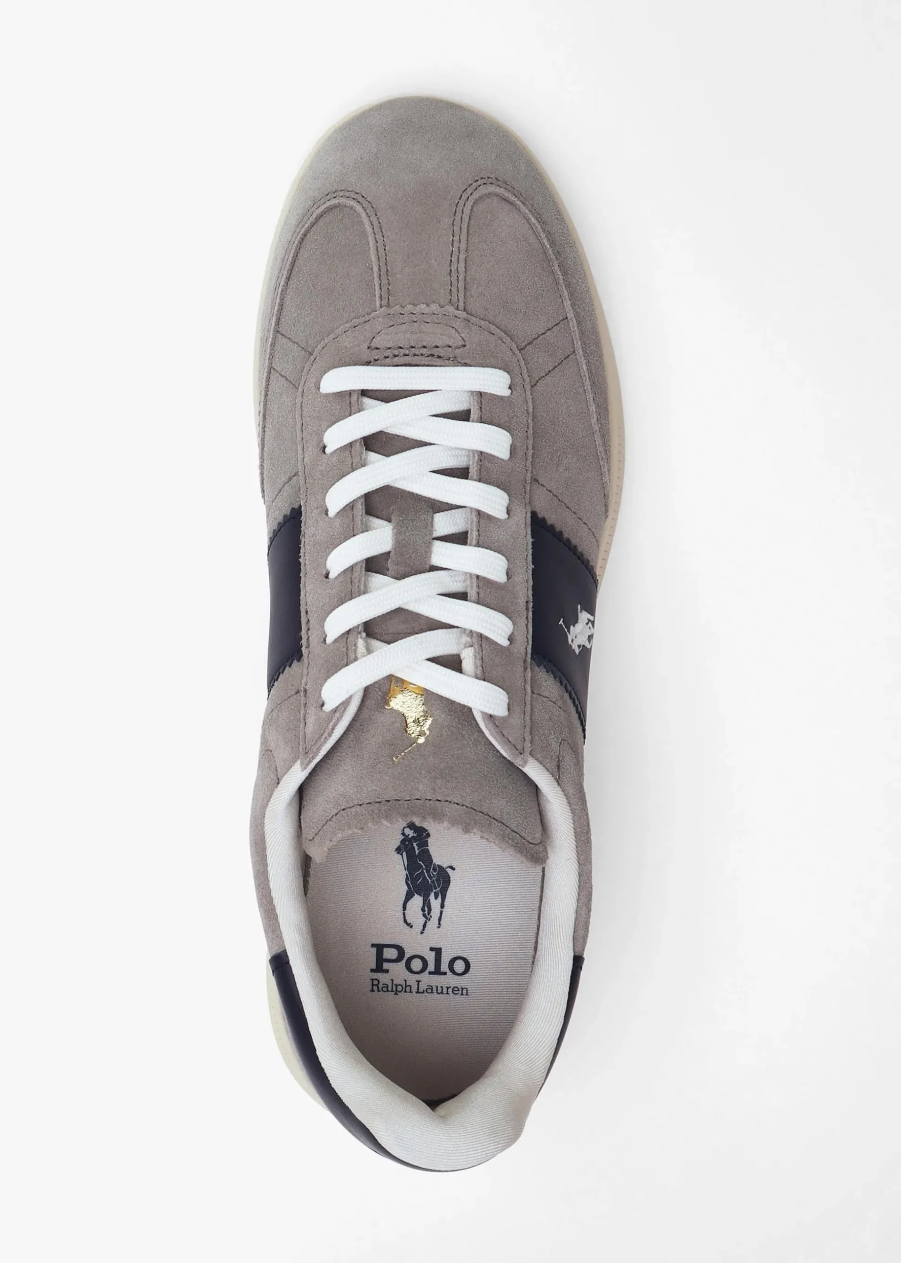 Men’s Heritage Aera Grey & Navy Suede Trainers