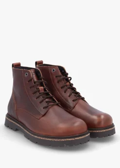 Men’s Highwood Chocolate Leather Lace Up Ankle Boots