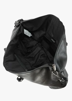 Men’s Infinity Nero Pebbled PU Duffle Bag