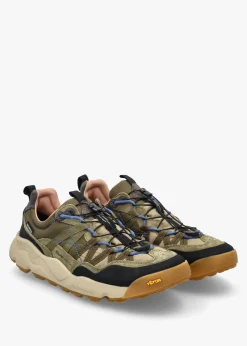 Men’s Iwano II Uni Light Brown Taupe Suede Technical Fabric Trainers
