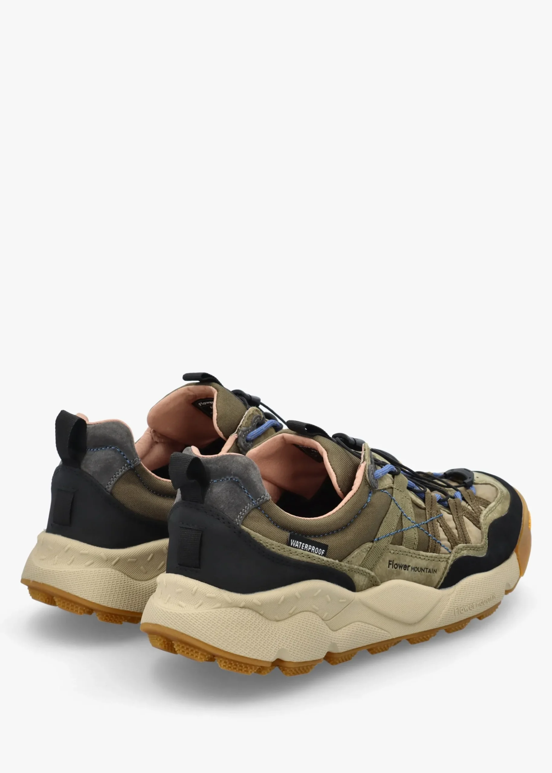 Men’s Iwano II Uni Light Brown Taupe Suede Technical Fabric Trainers