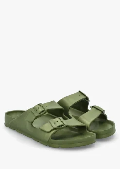 Men's Khaki Two Bar Mules