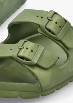 Men's Khaki Two Bar Mules