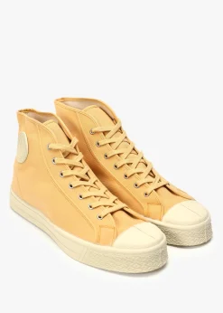 Men’s Military Ivory Gum High-Top Trainers