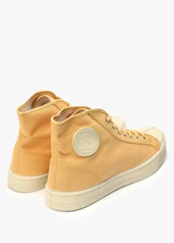Men’s Military Ivory Gum High-Top Trainers