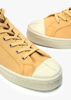 Men’s Military Ivory Gum High-Top Trainers