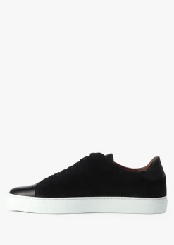 Men’s Ossos Black Suede Trainers