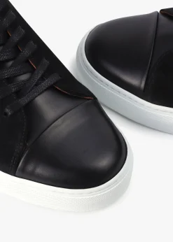 Men’s Ossos Black Suede Trainers