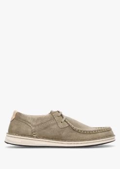 Men's Pasadena Taupe Suede Moccasins