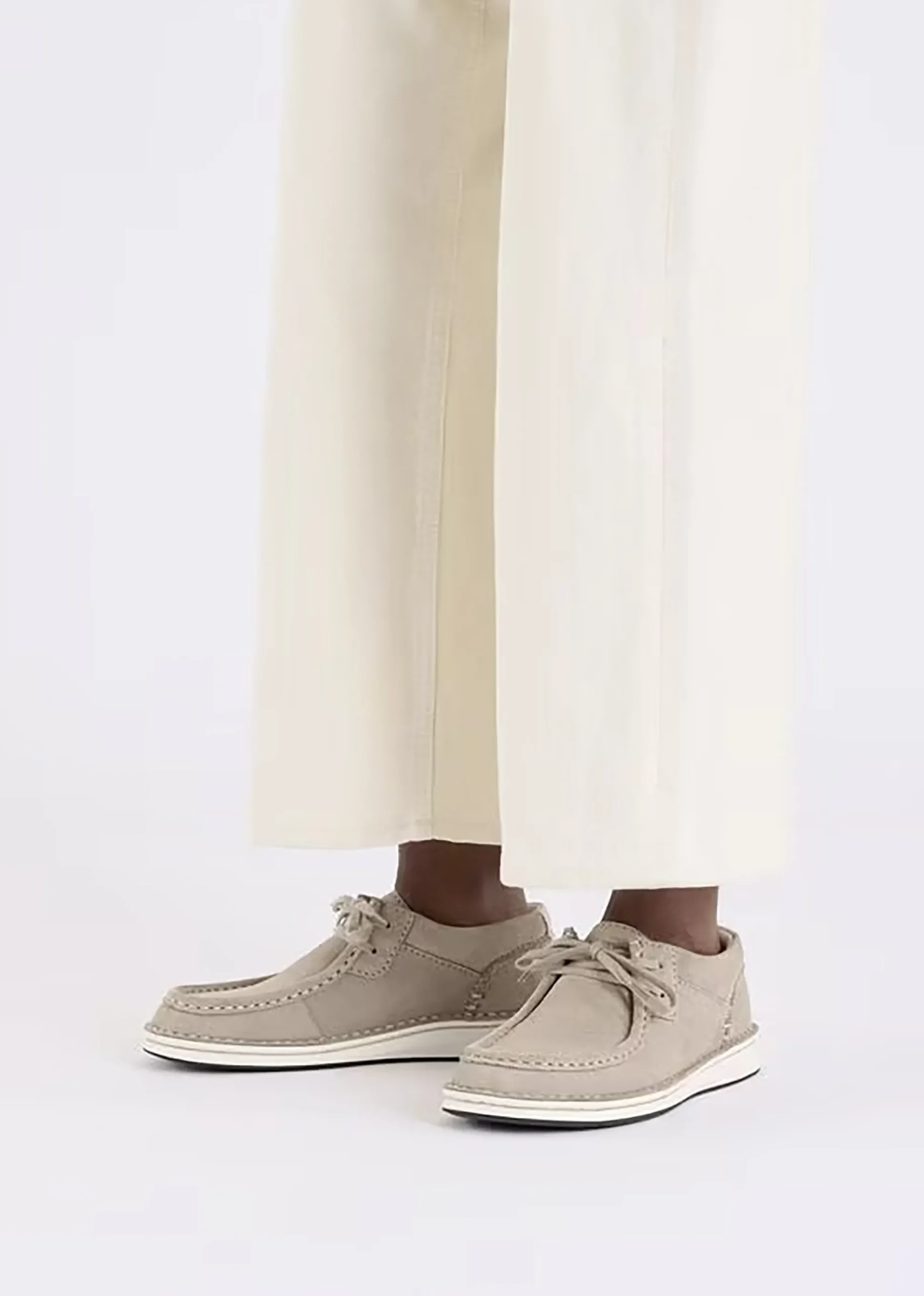 Men's Pasadena Taupe Suede Moccasins
