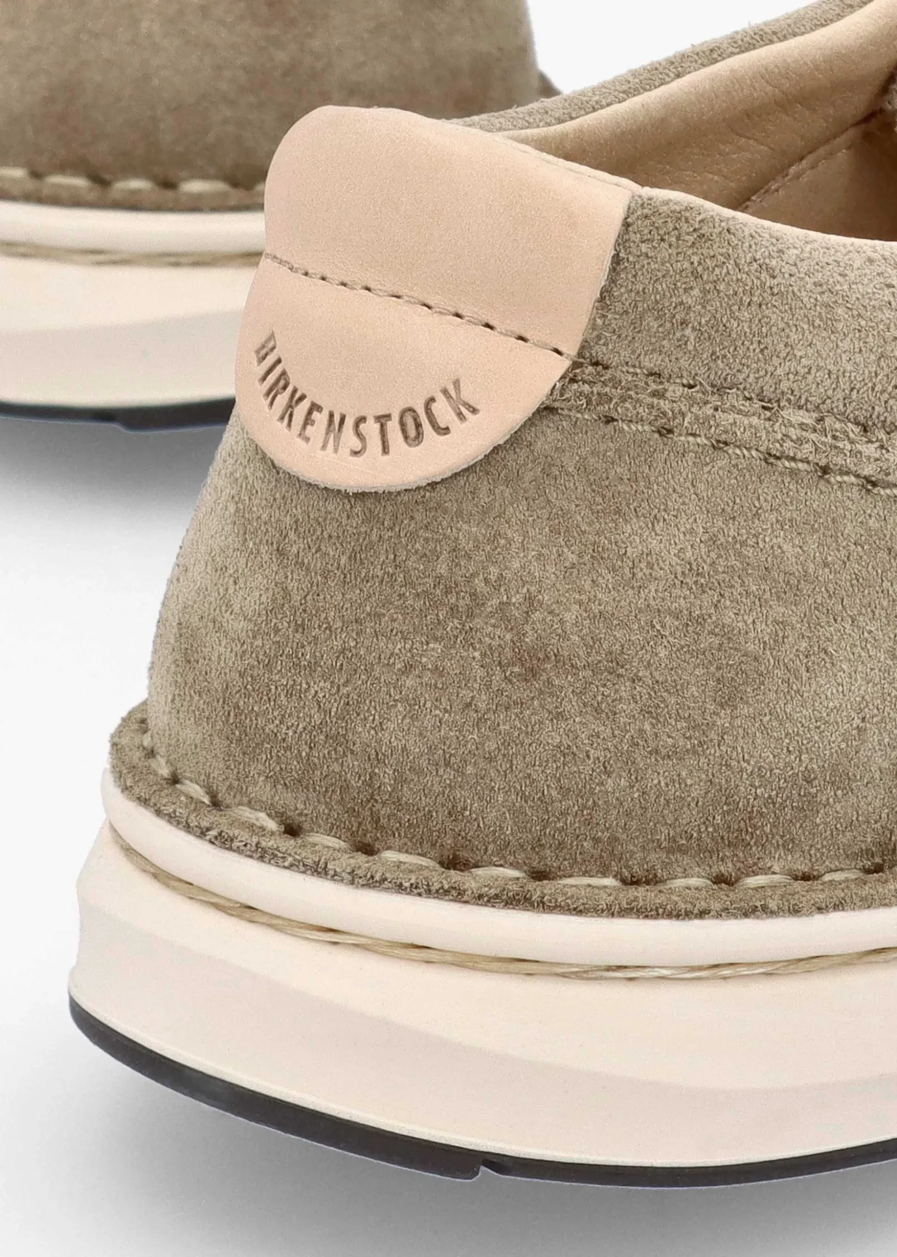 Men's Pasadena Taupe Suede Moccasins