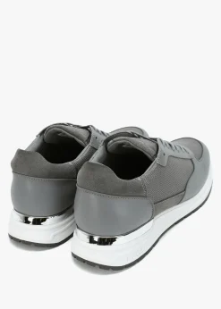 Men’s Popham Lite Grey Silver Trainers