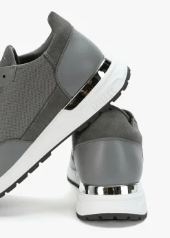 Men’s Popham Lite Grey Silver Trainers