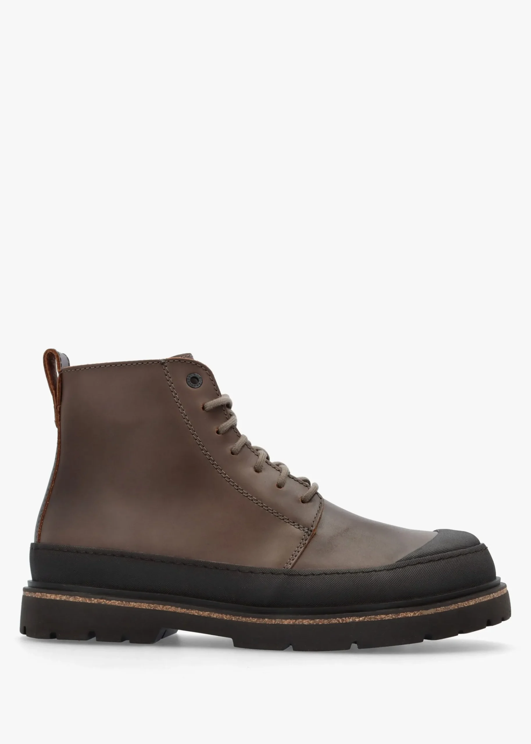 Men’s Prescott Concreate Gray Waxy Leather Lace Up Boots