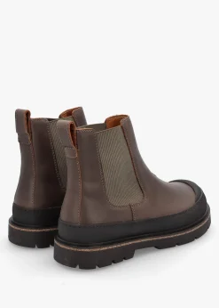 Men’s Prescott Concrete Gray Waxy Leather Chelsea Boots