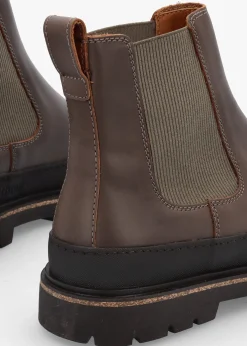Men’s Prescott Concrete Gray Waxy Leather Chelsea Boots