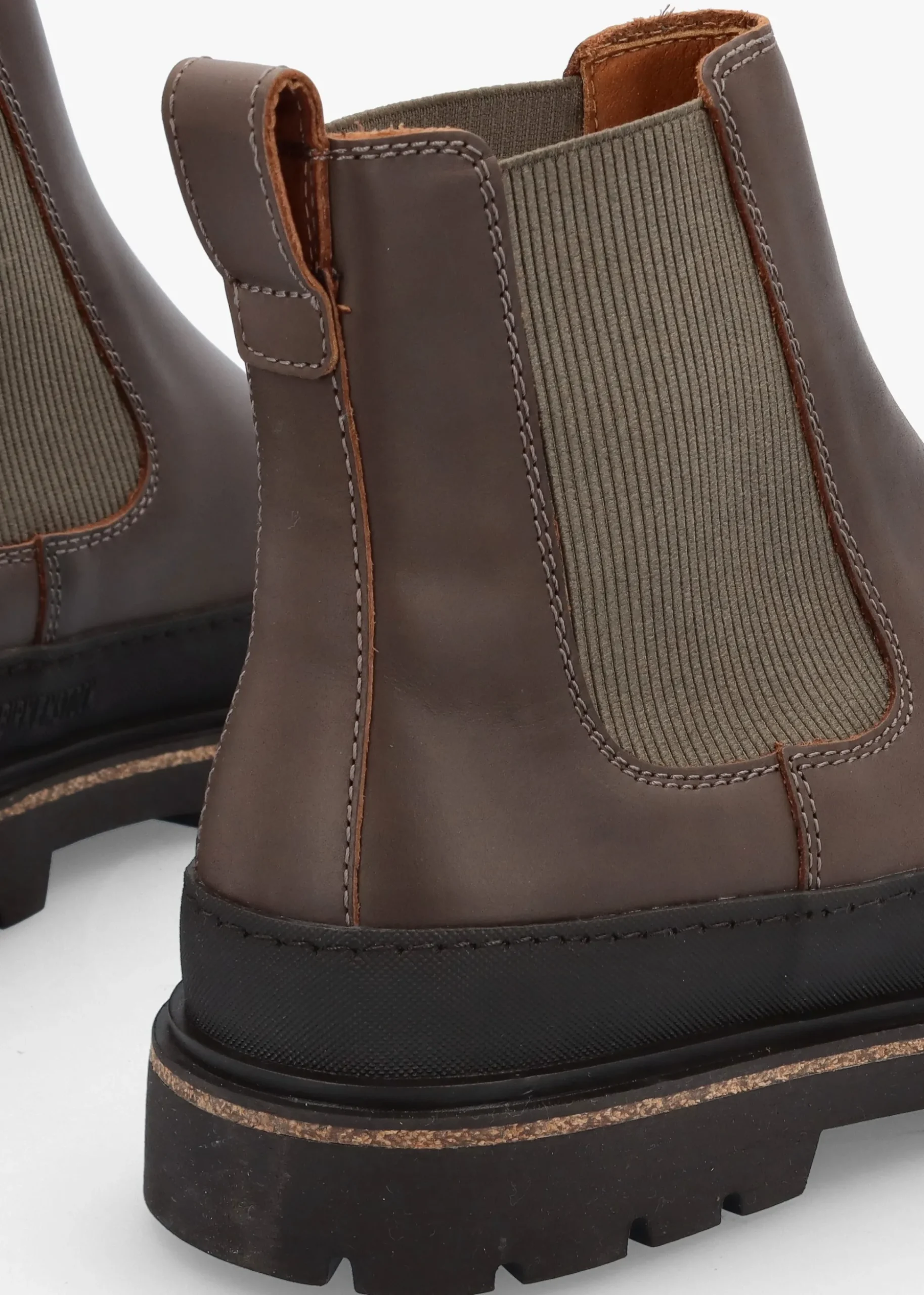 Men’s Prescott Concrete Gray Waxy Leather Chelsea Boots