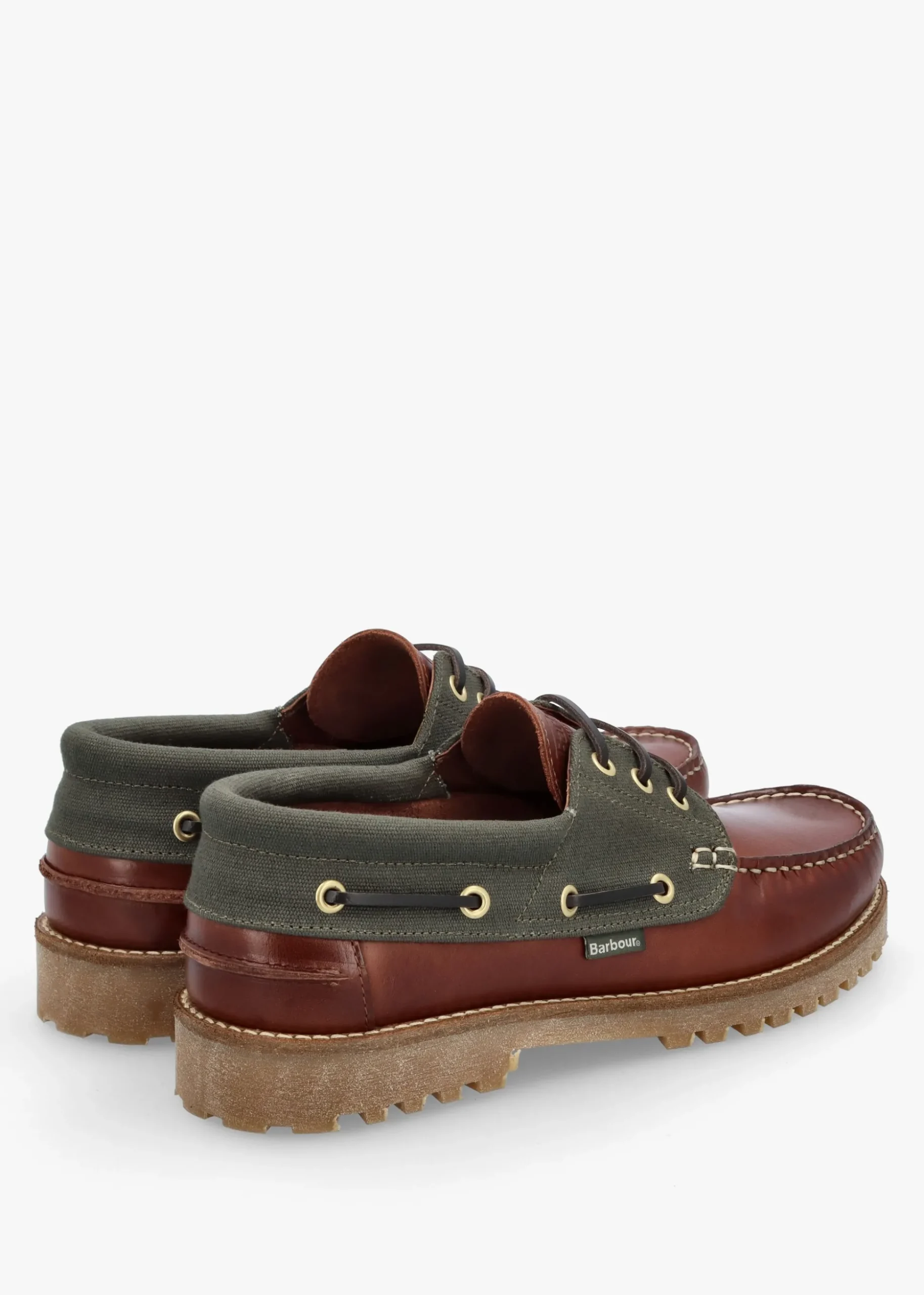 Men’s Re-Engineered Mahogany Leather Deck Boat Shoes