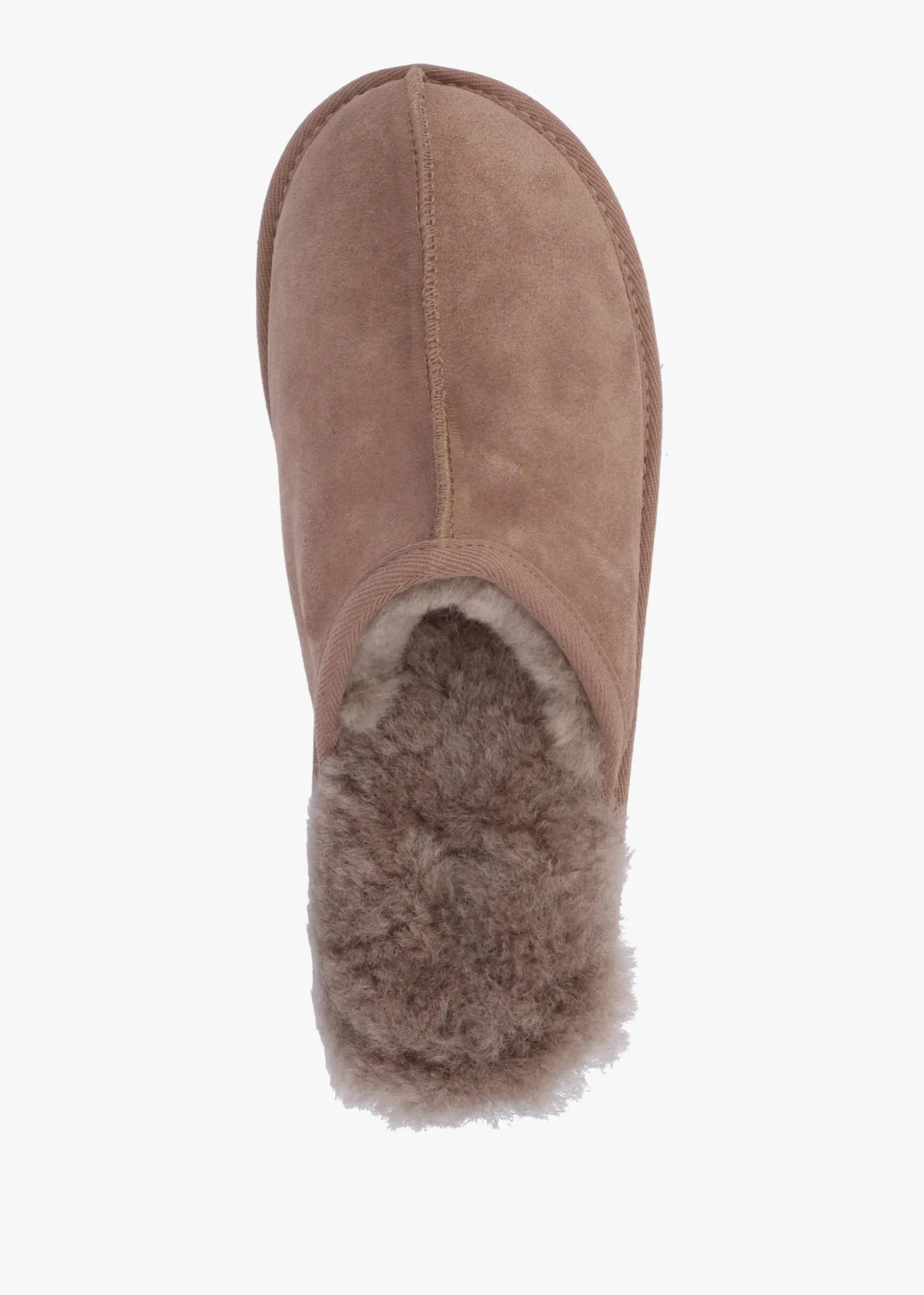 Men’s Shutoff Taupe Shearling Slippers
