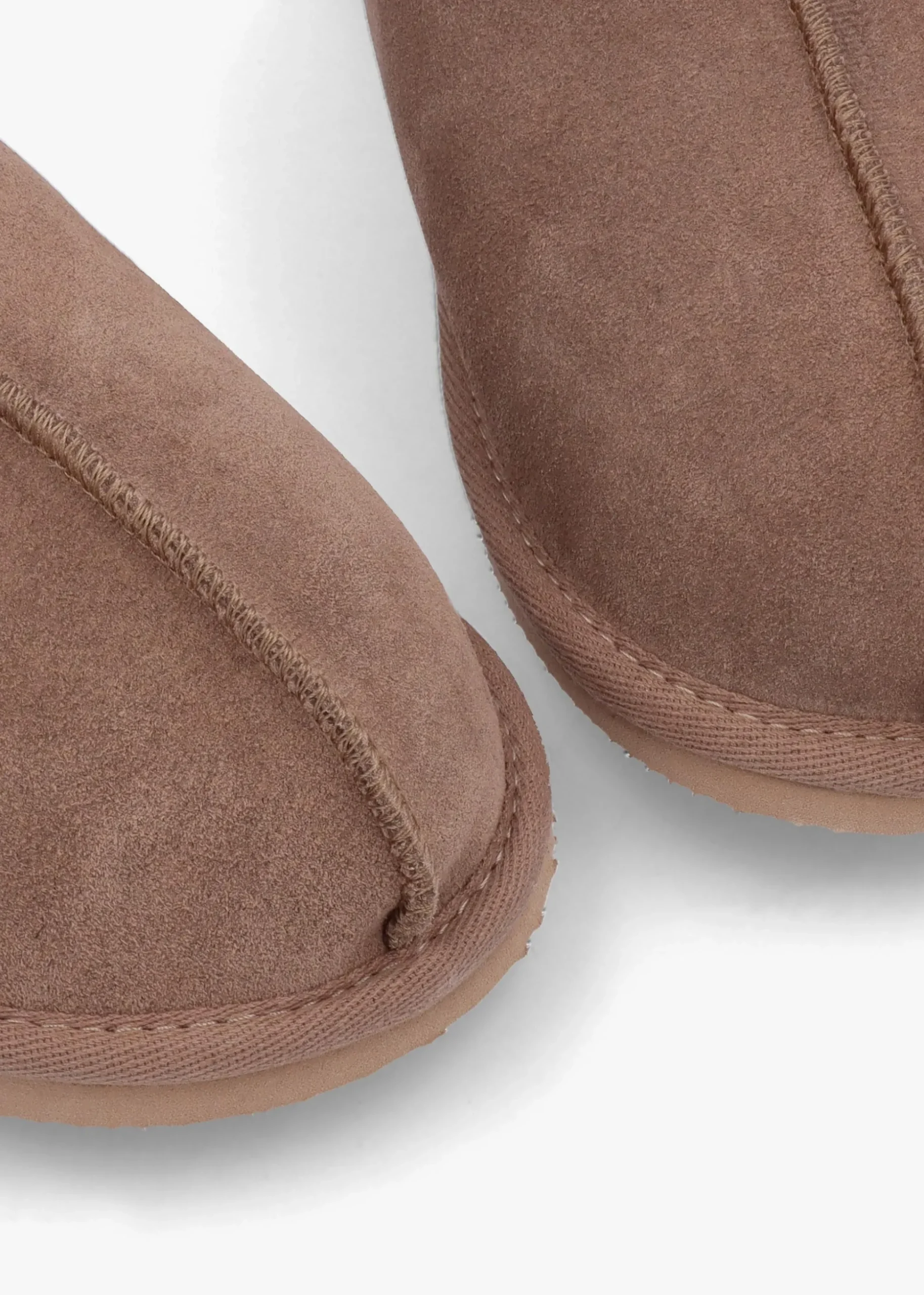 Men’s Shutoff Taupe Shearling Slippers
