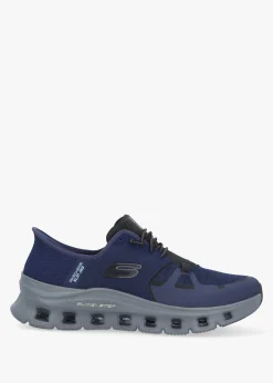 Men’s Slip Ins Glide-Step Pro Navy Charcoal Trainers