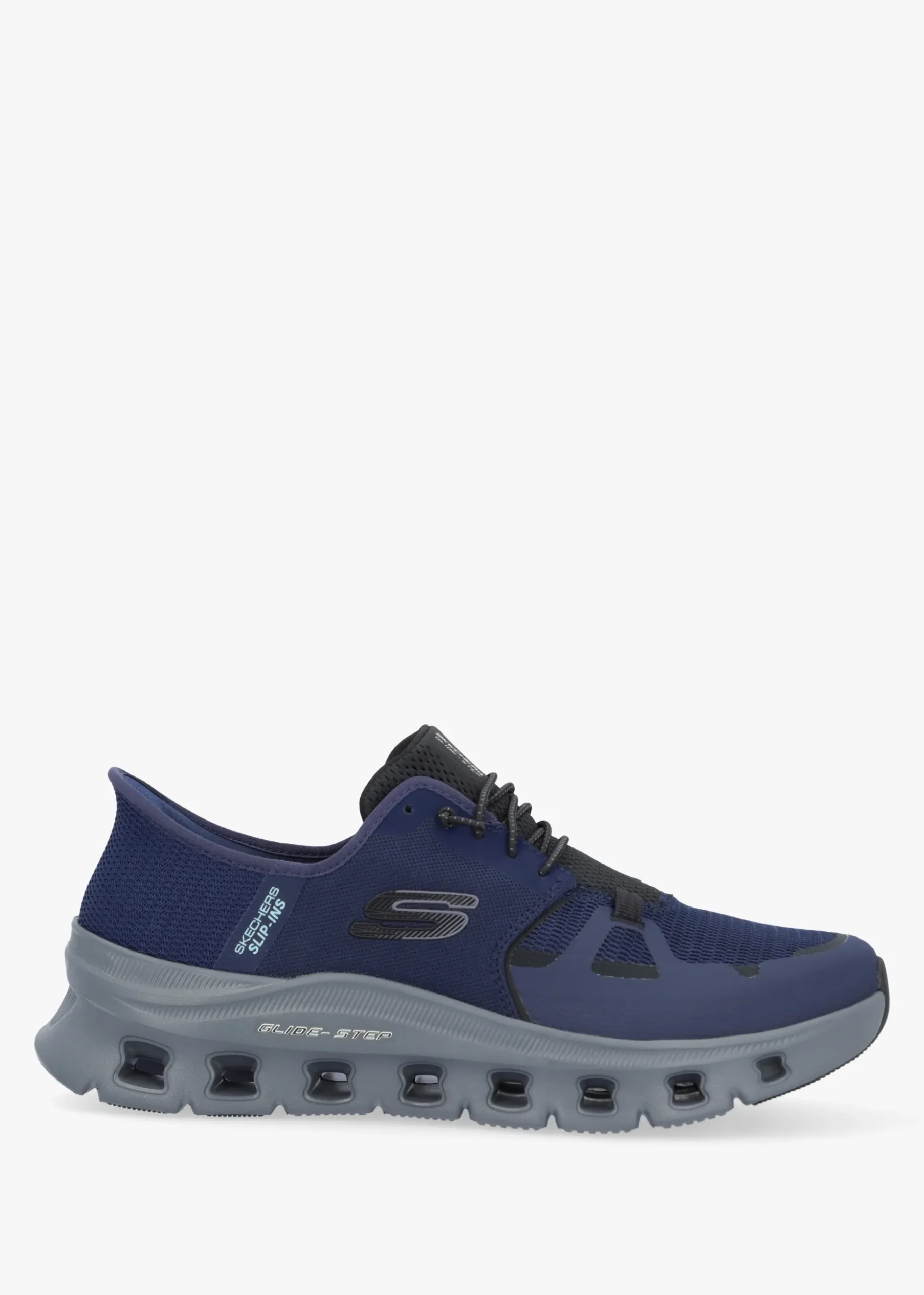 Men’s Slip Ins Glide-Step Pro Navy Charcoal Trainers