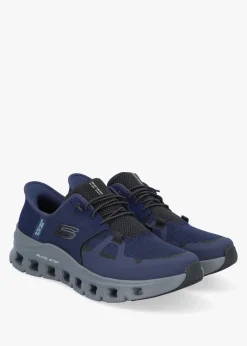 Men’s Slip Ins Glide-Step Pro Navy Charcoal Trainers