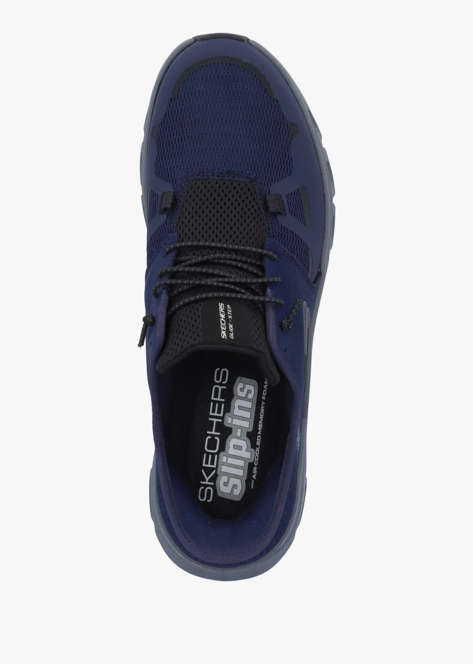 Men’s Slip Ins Glide-Step Pro Navy Charcoal Trainers