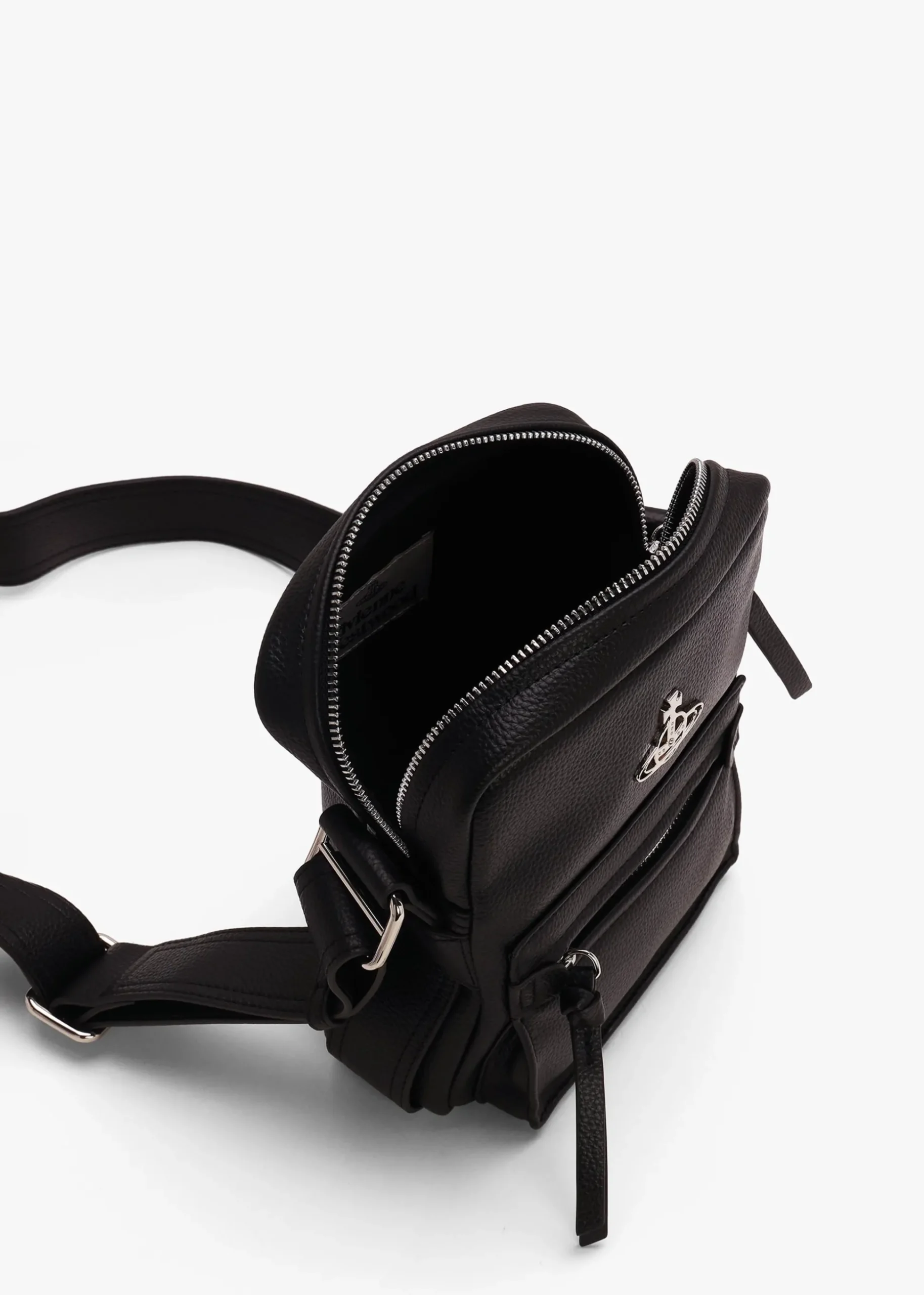 Men's Small Jackson Black Cross-Body Satchel Bag