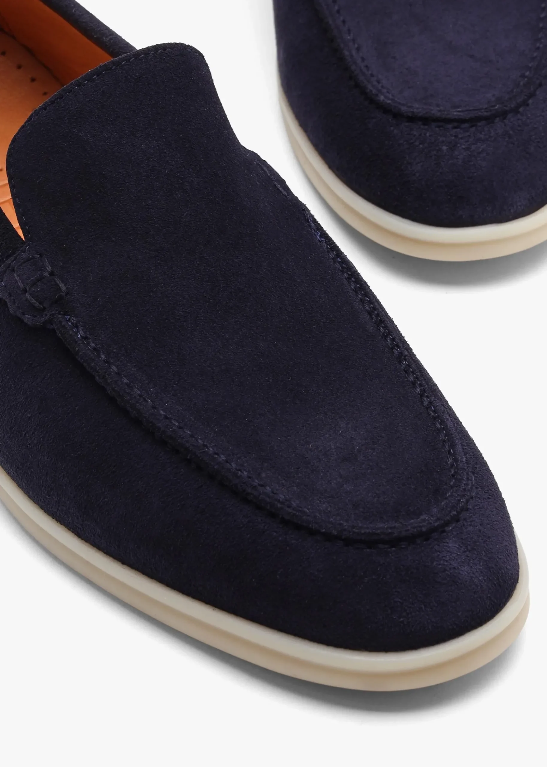 Men’s Soro Navy Suede Loafers