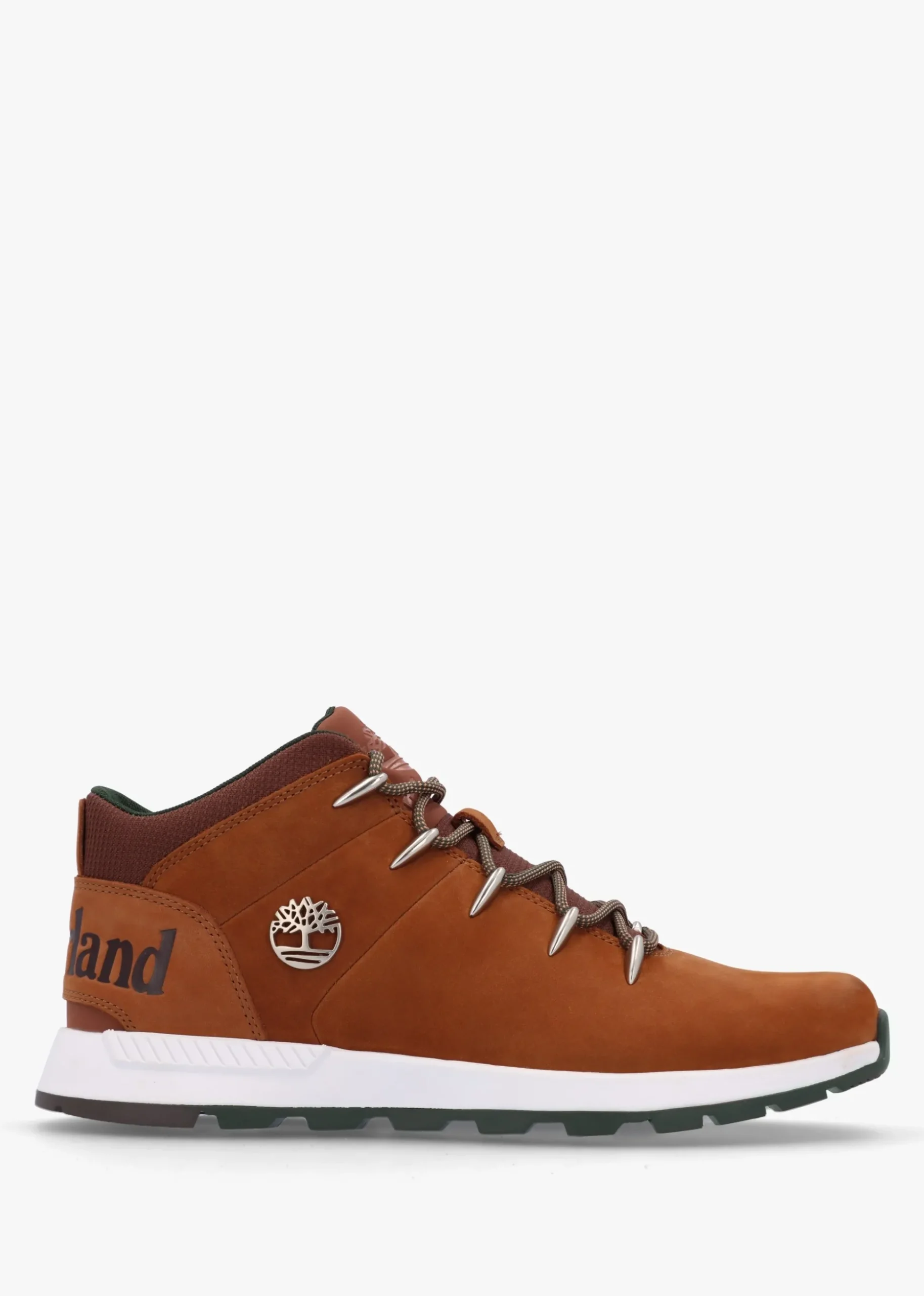 Men’s Sprint Trekker Lace Up Rust Nubuck Mid Top Trainers